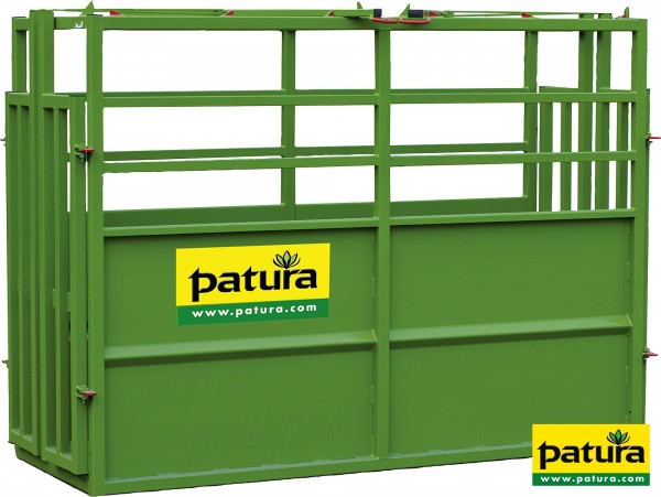 Wiegekäfig lackiert, mit 2-flügeliger Türe, vorne und hinten, mit Drei- punktaufhängung