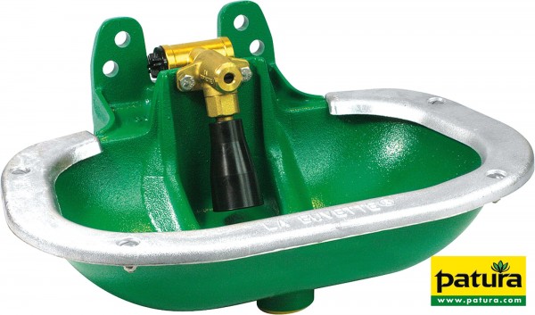 Rohrventil-Becken Mod. F60, Polycoat, Messingventil 3/4"