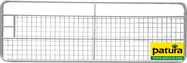 Weidetor 3,0 m, mit Gitter, verzinkt inkl. Montageteile