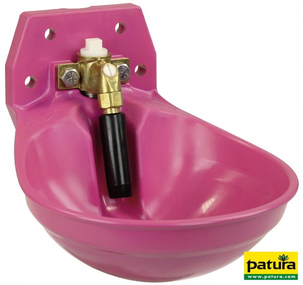 Rohrventil-Becken Mod. 12P PINK mit 3/4" Messingventil