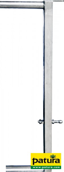 Abschlussrohr für Abtrennung V mit Lasche und Augenschraube