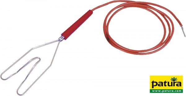 Zaunanschlusskabel mit Herzklemme und Stift (1 Stück / Pack)