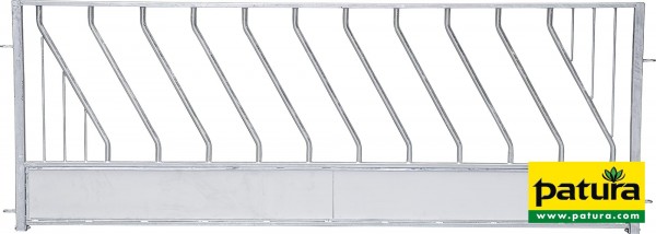 Schrägfressgitter für Schafe L= 2,75 m, H= 1,00 m 10 Freßplätze